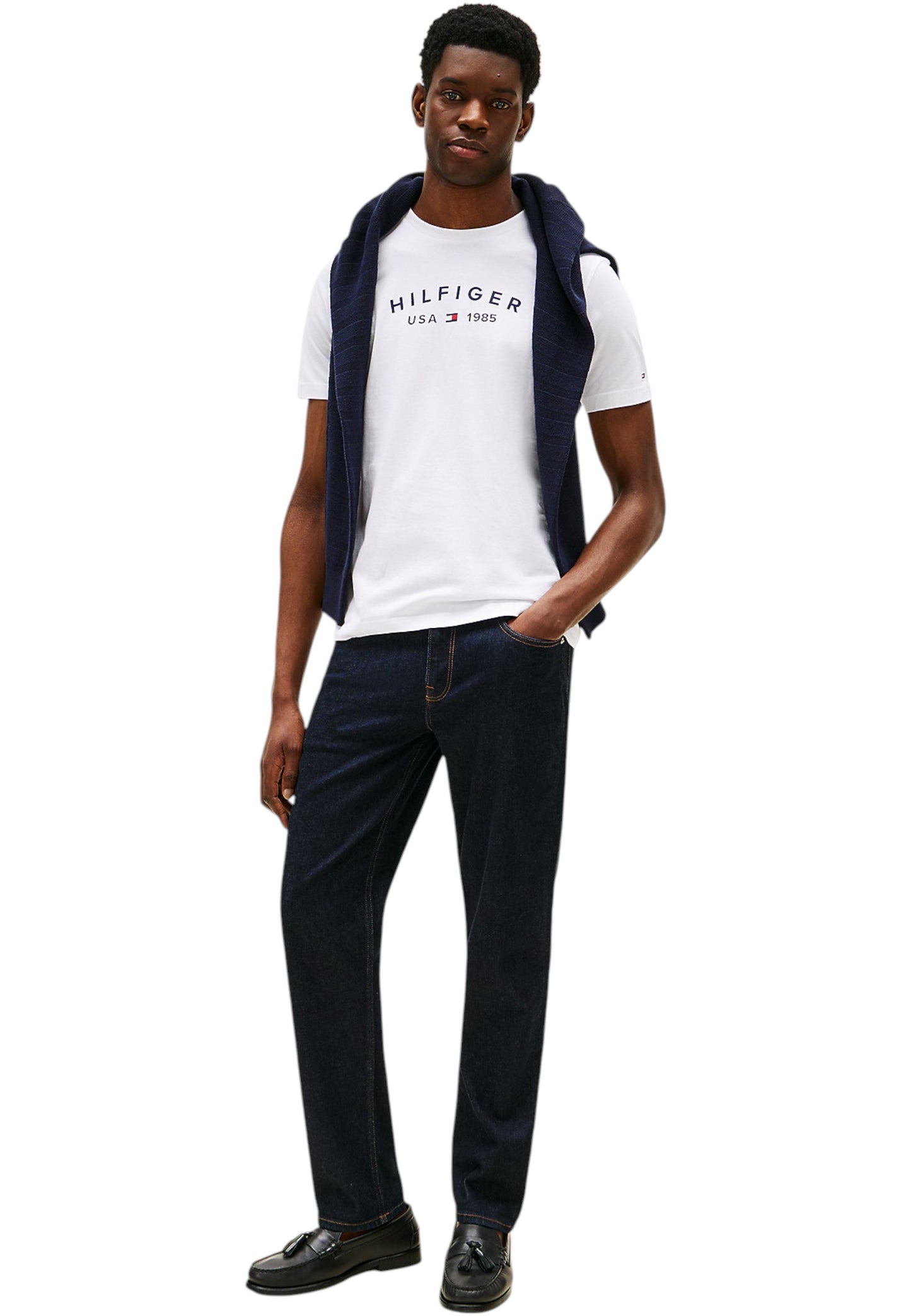 T-Shirt Manica Corta Uomo Tommy Hilfiger  Fathers Day MW0MW39356