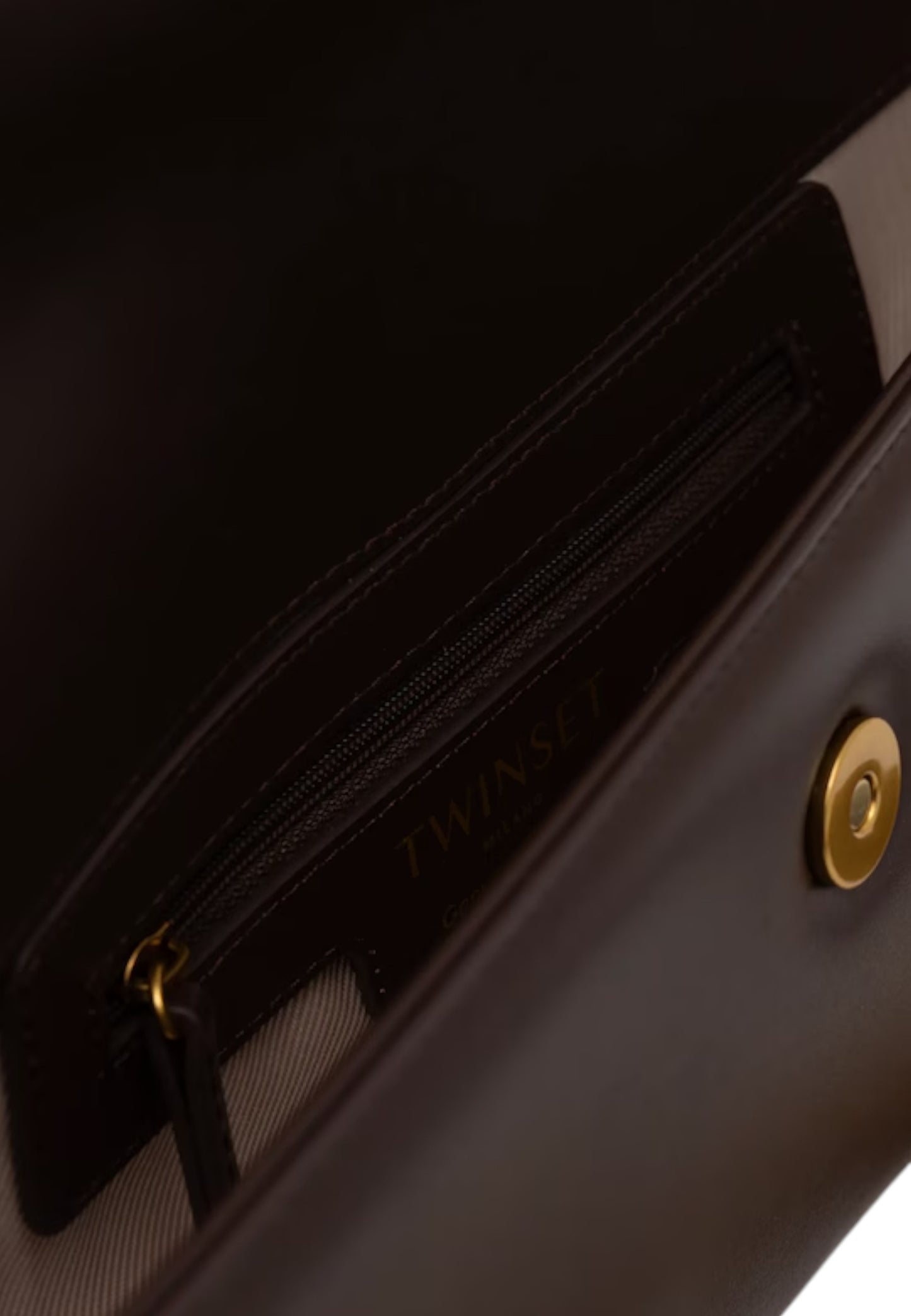 Borsa A Tracolla Donna Twinset In Pelle Con Patta E Catena  252TD836A