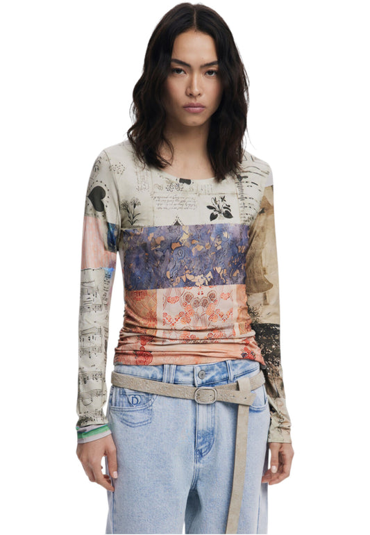 T-Shirt Donna Desigual Ts Limbani 25WWTK33