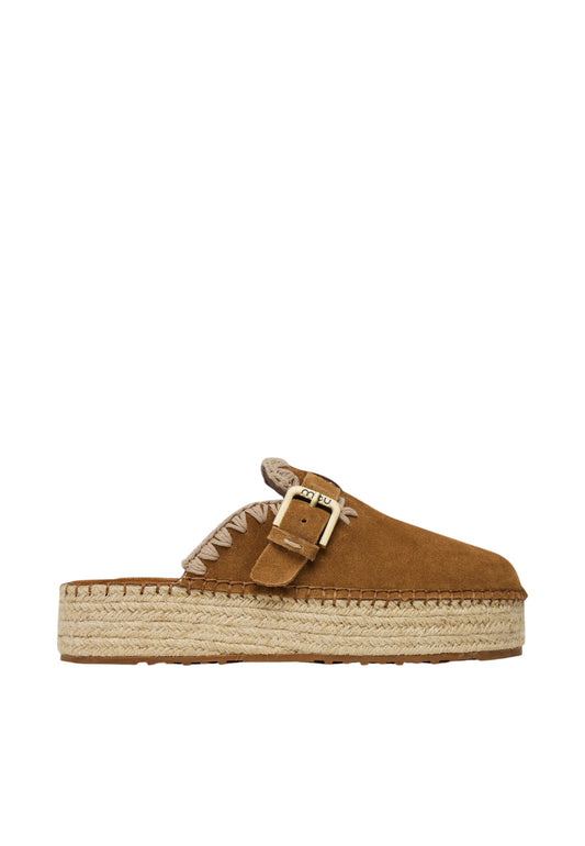 Sandali  Donna Mou  Jute clog plain suede