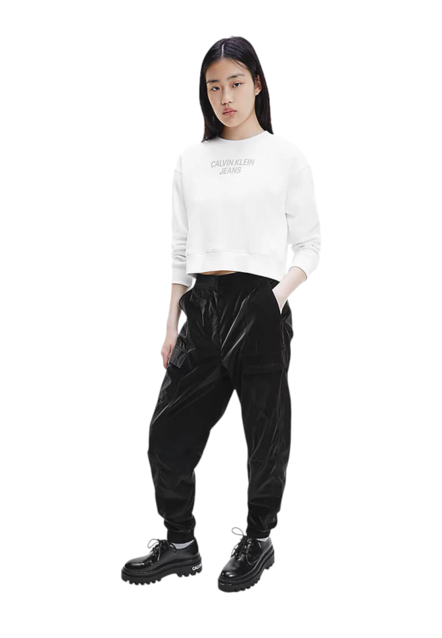 Pantaloni Cargo Donna Calvin klein Jeans