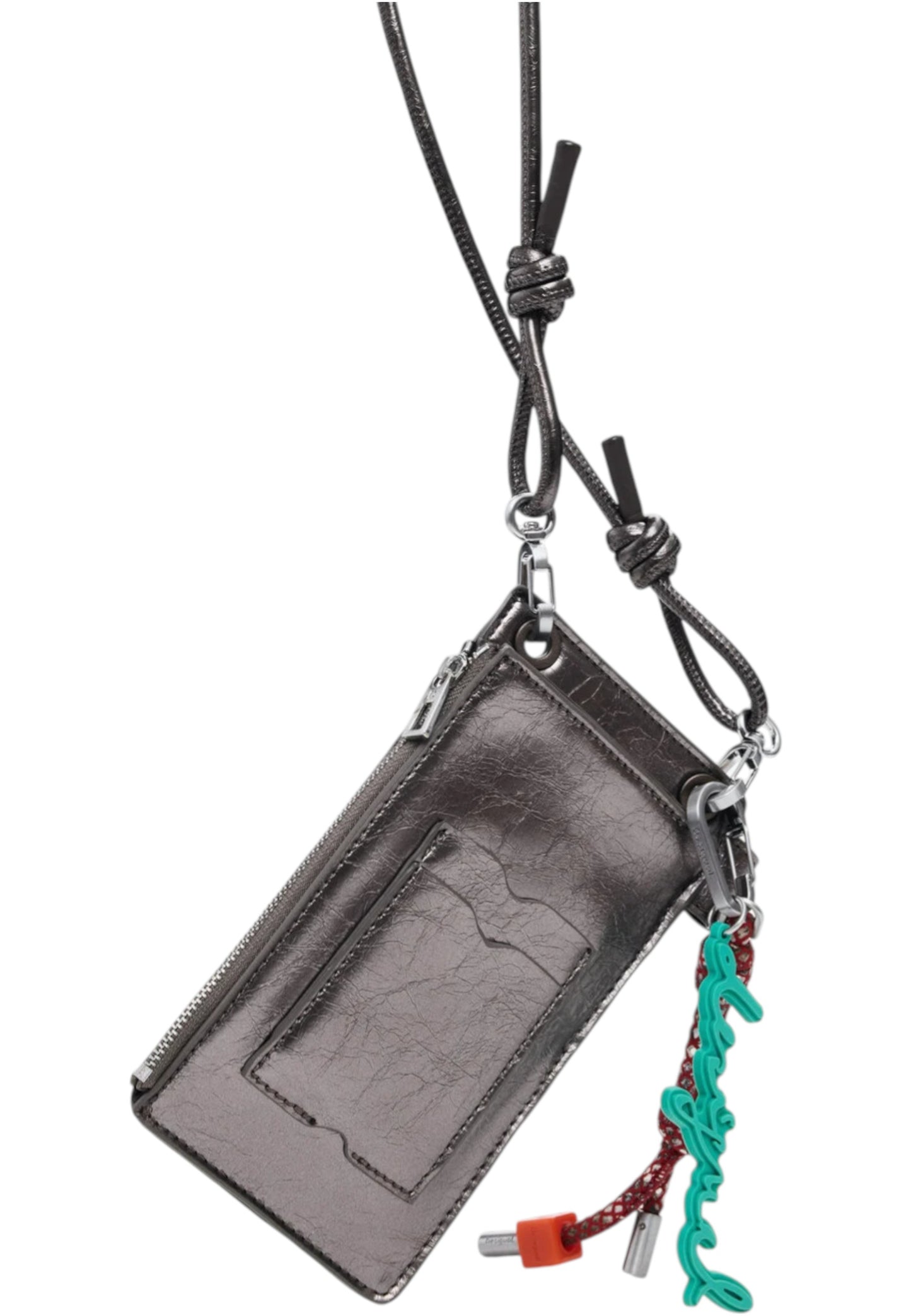 Portafoglio Con Portamonete Donna Desigual Mone Half Logo Milton Dark Silver 25WAYP24