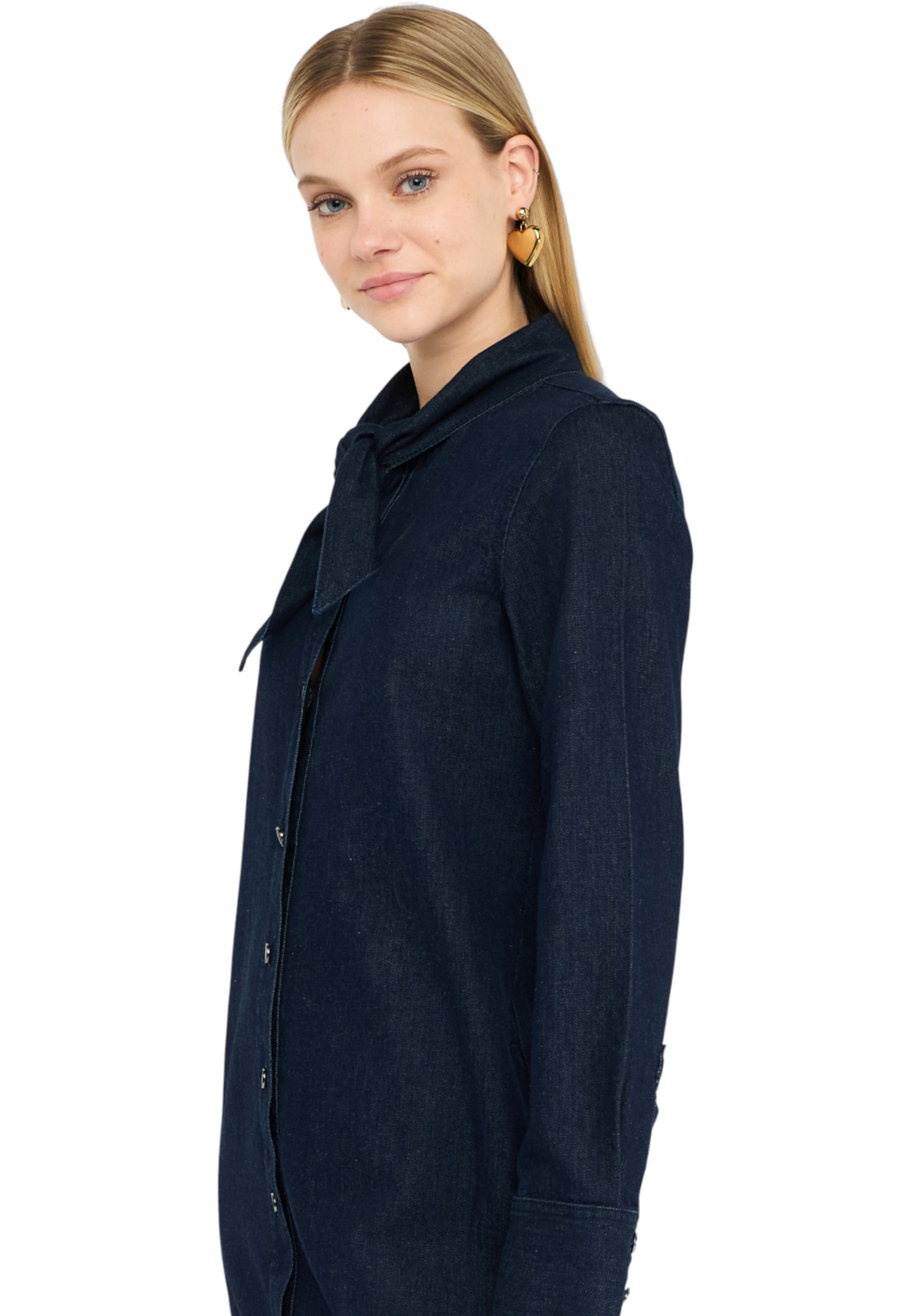 Vestito Corto Donna Liu Jo Chemiser In Denim UF5214D0284