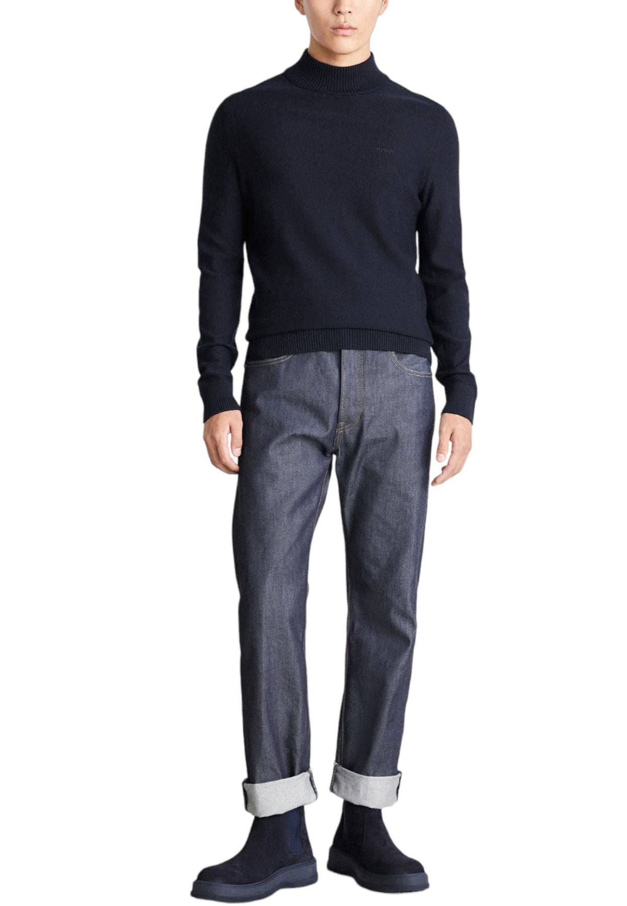 Maglione Collo Alto Uomo Boss Avac_M 50501761