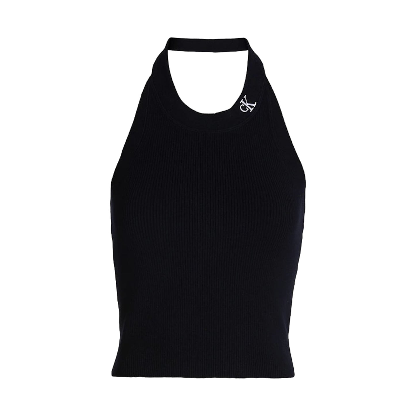 Top Senza Maniche Donna Calvin klein Jeans Ck Halterneck Knitted J20J220706