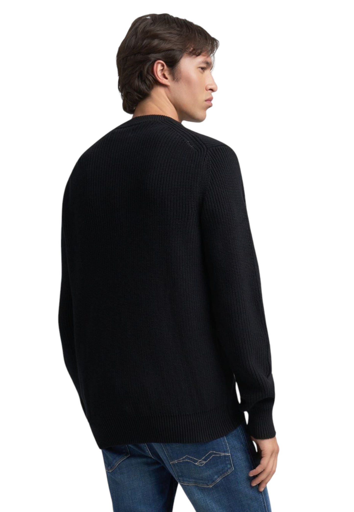 Maglione A Girocollo Uomo Replay A Costine  UK4722.000.G23788