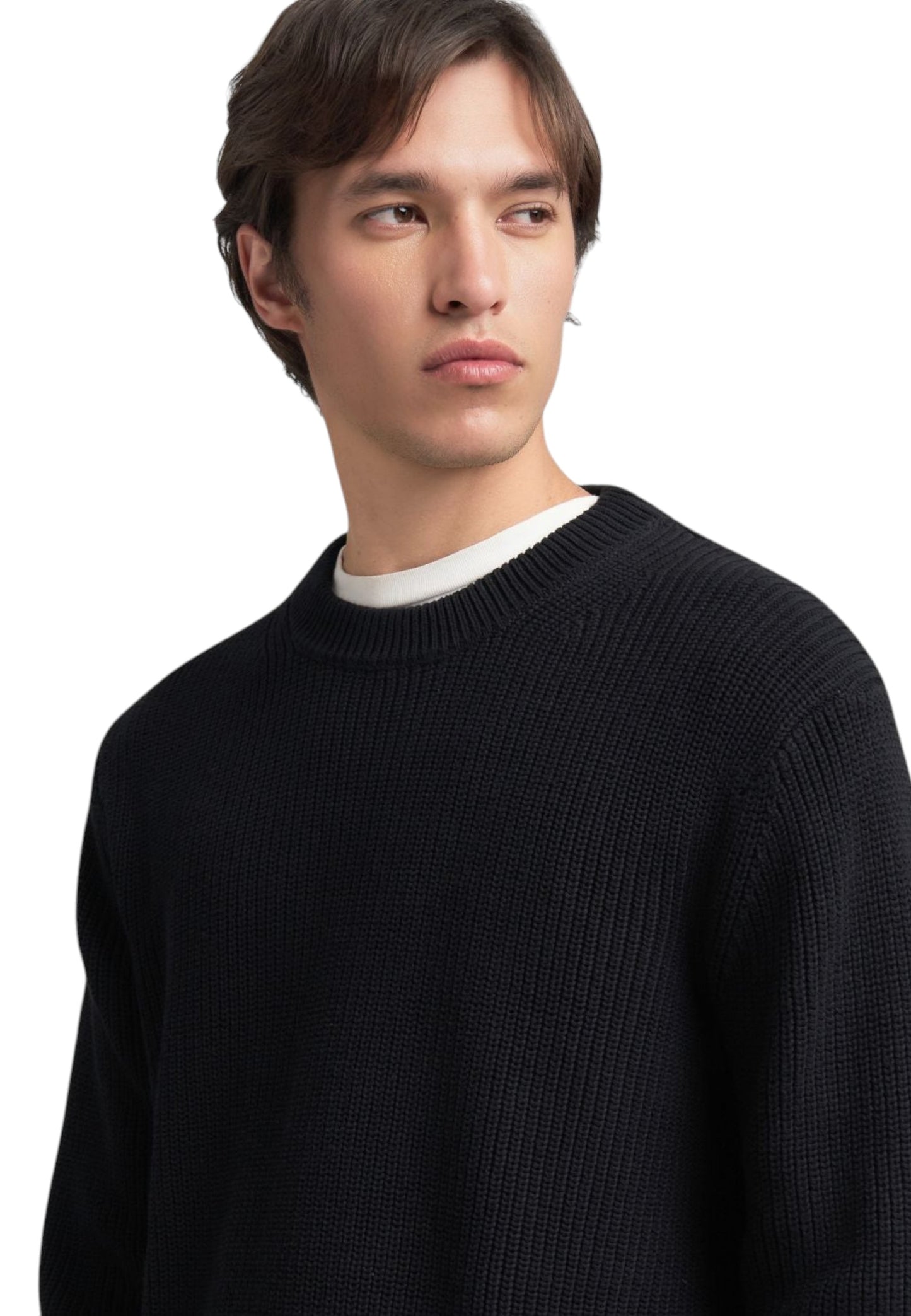 Maglione A Girocollo Uomo Replay A Costine  UK4722.000.G23788