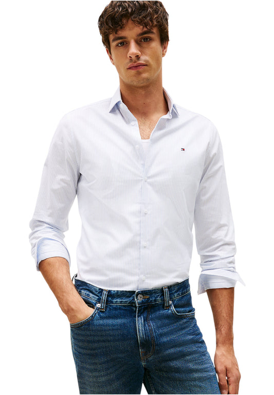 Camicia Manica lunga Uomo Tommy Hilfiger  Cl - Pop Stch Ben St MW0MW40525