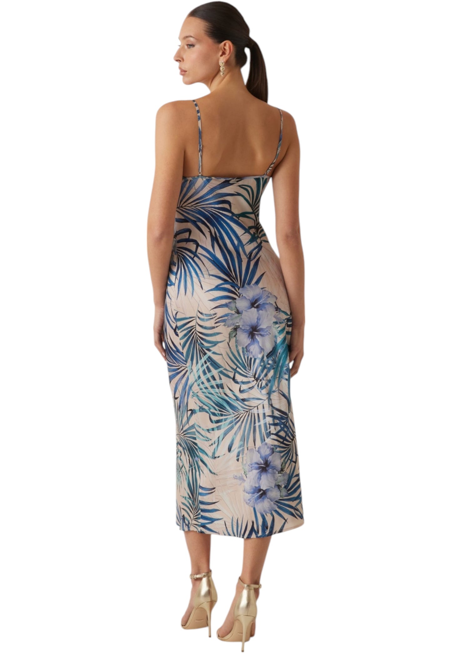 Vestito Lungo Donna Guess Con Stampa Floreale New Akilina