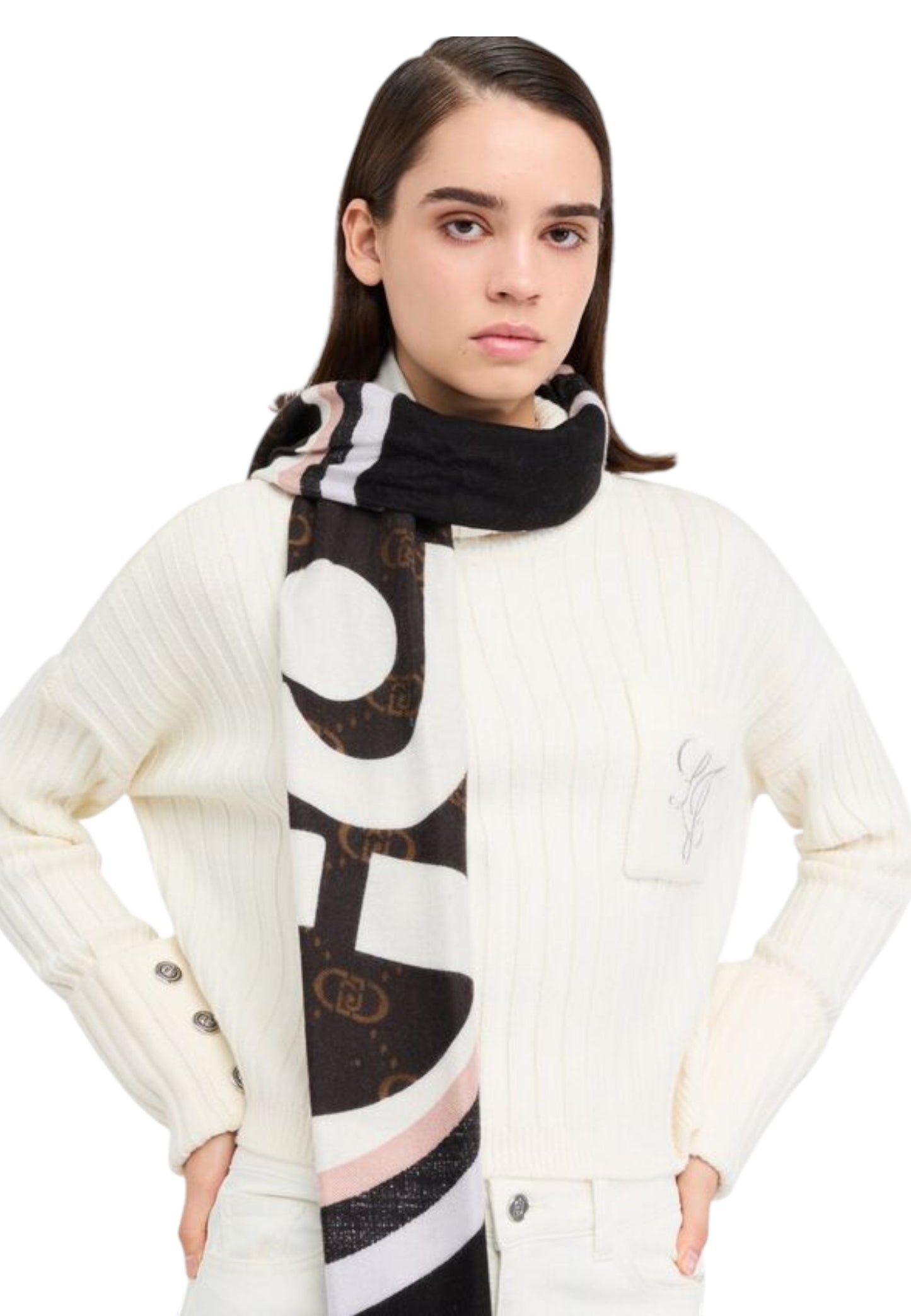 Sciarpa Donna Liu Jo Portalogo 70X180 2F5082T0300