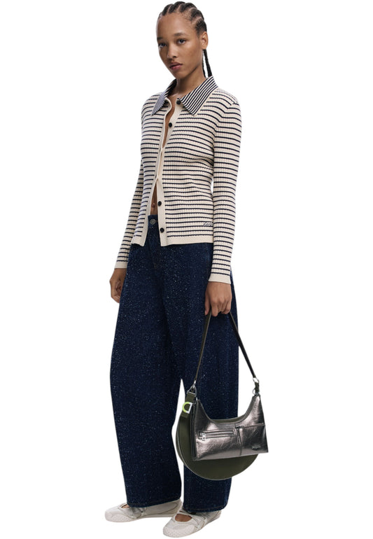 Borsa A Spalla Donna Desigual Delta Lyra Olive 25WAXPAH