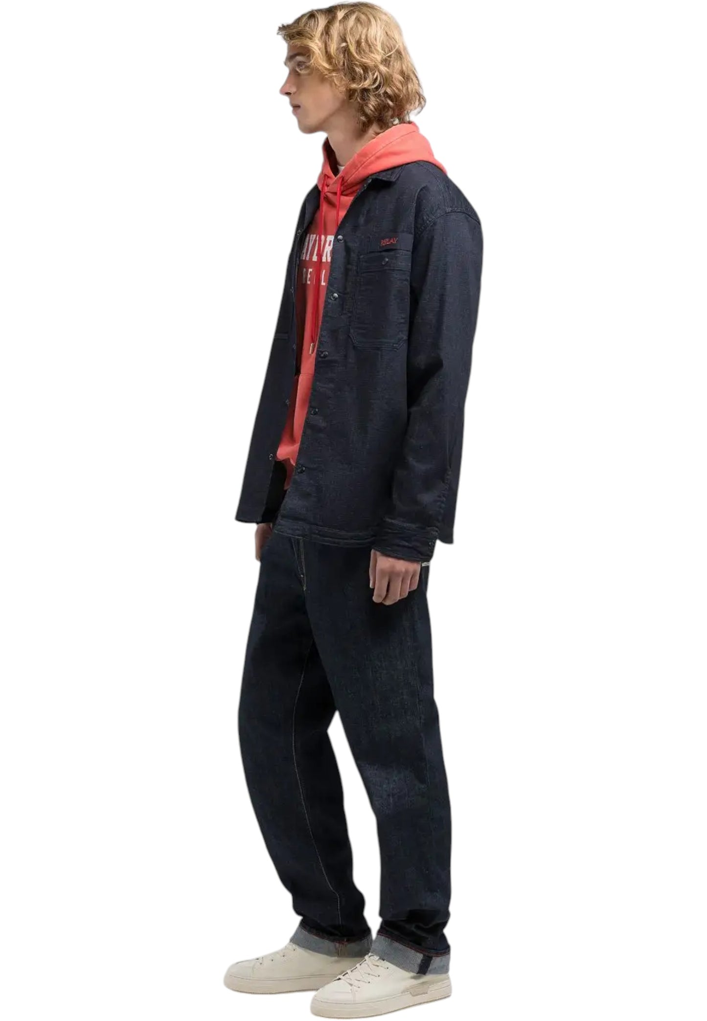 Camicia Manica lunga Uomo Replay In Jeans