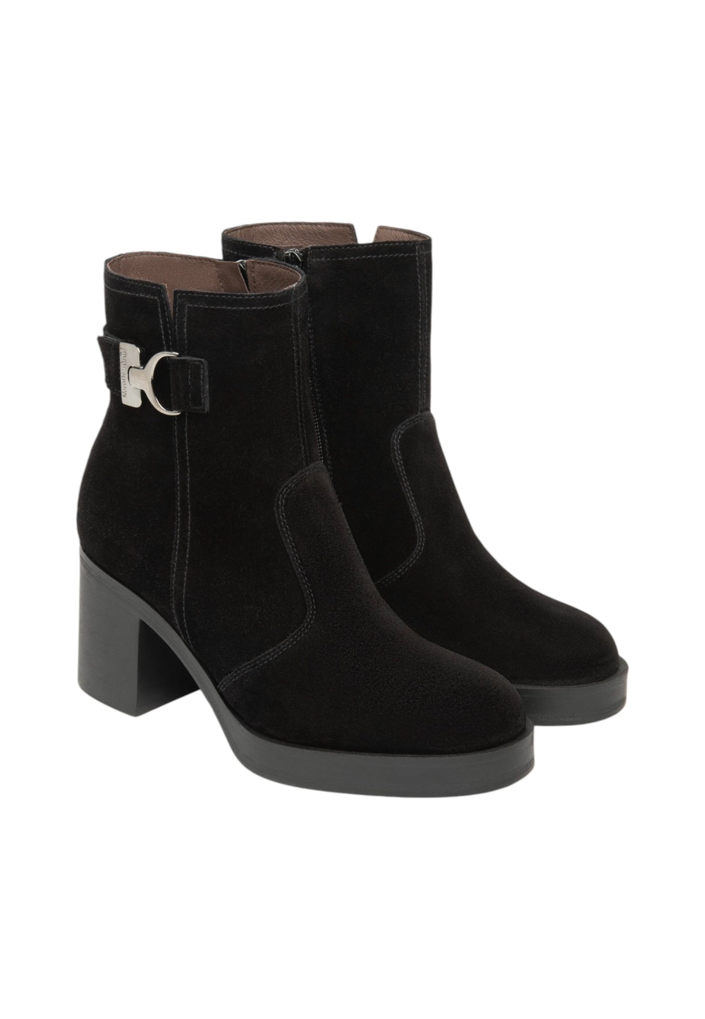 Stivaletti Tronchetti Donna Nero Giardini Tacco 7,5 CM I513892D