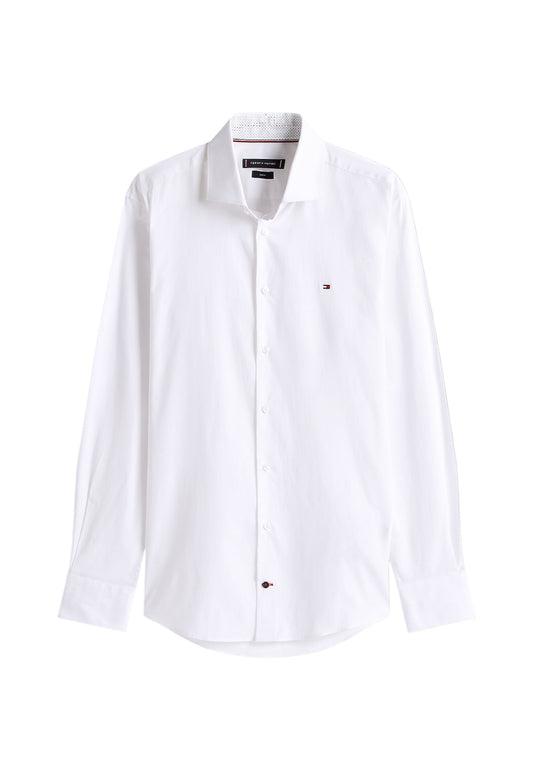 Camicia Manica lunga Uomo Tommy Hilfiger  Cl - Contrast Collar Sl MW0MW40524