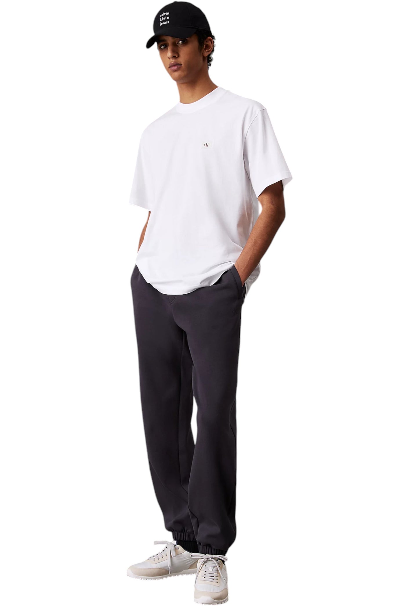 T-Shirt Manica Corta Uomo Calvin klein Jeans  Woven Label Relaxed