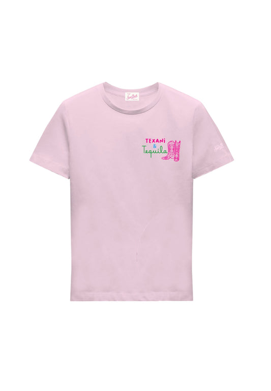 T-Shirt Manica Corta Donna Mc2 Saint Barth Tequila Texani Embroidery Esme ESE0001