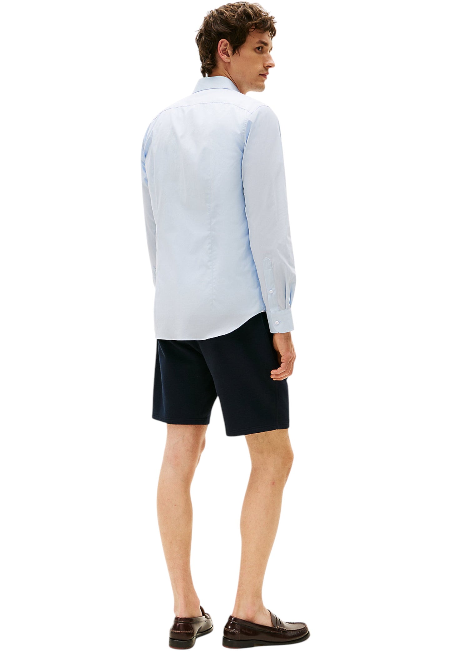 Camicia Manica lunga Uomo Tommy Hilfiger  Cl - Flex Poplin Sf MW0MW38347