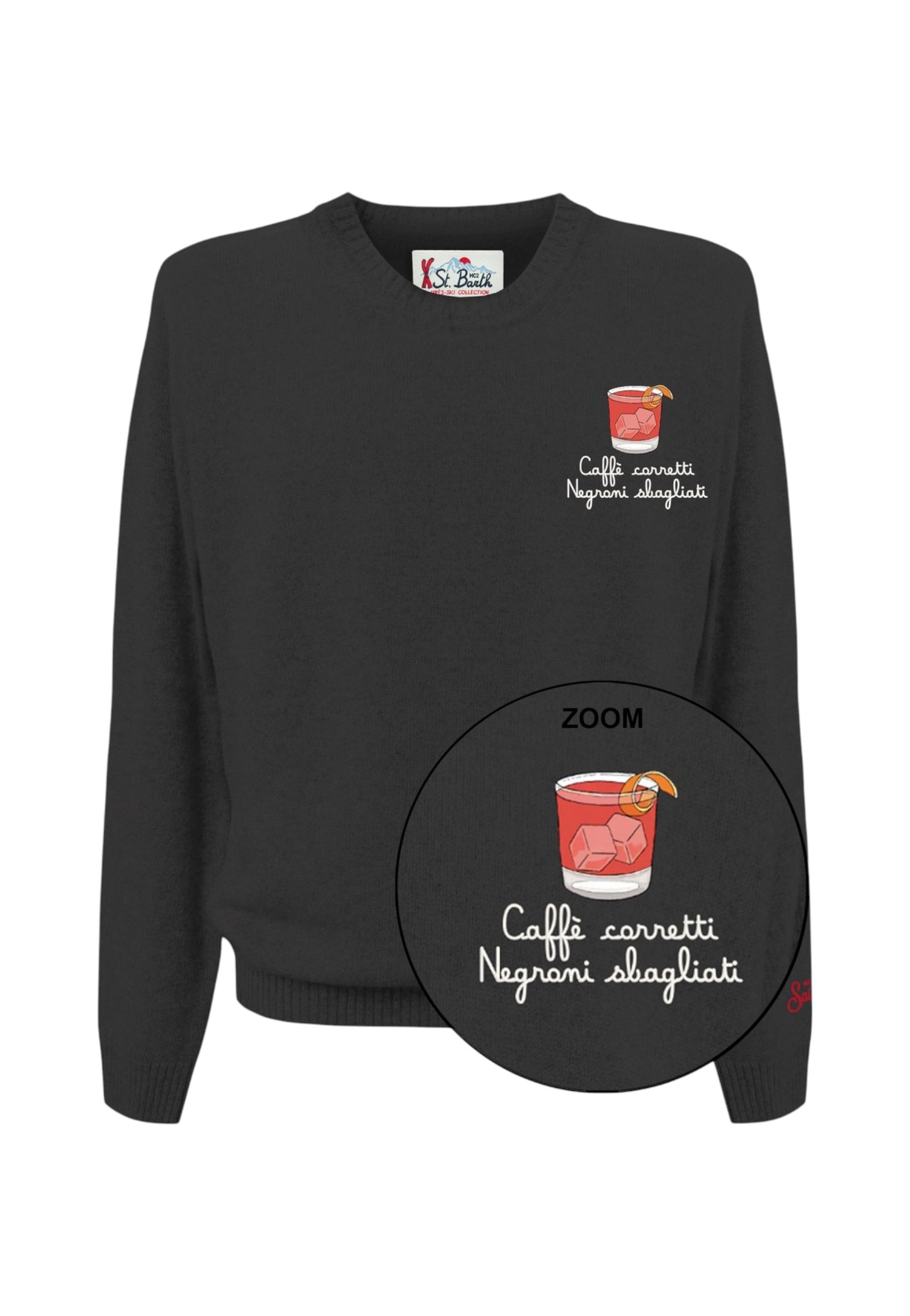Maglione A Girocollo Uomo Mc2 Saint Barth Negroni Sbagliati Heron Light Embry HER0024