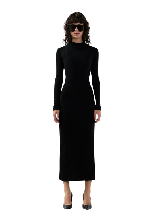 Vestito Lungo Donna Gcds Patch Logo Ribbed B2CW1201KJ5