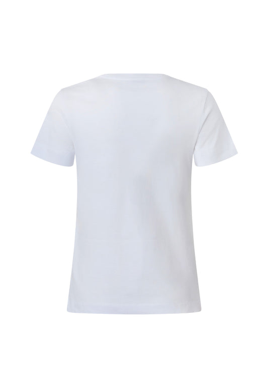 T-Shirt Manica Corta Donna Pinko Ricamo Love Birds Bussolotto 100355A2RD