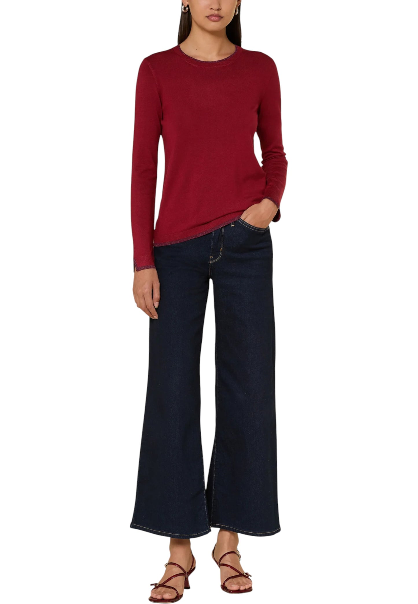 Maglione A Girocollo Donna Liu Jo MF5226MS49I