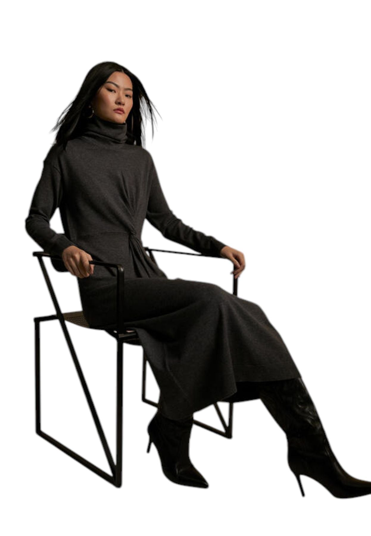 Vestito Midi Donna Lola Casademunt Con Bottoni In Maglia Spessa E Spalline MF2416010