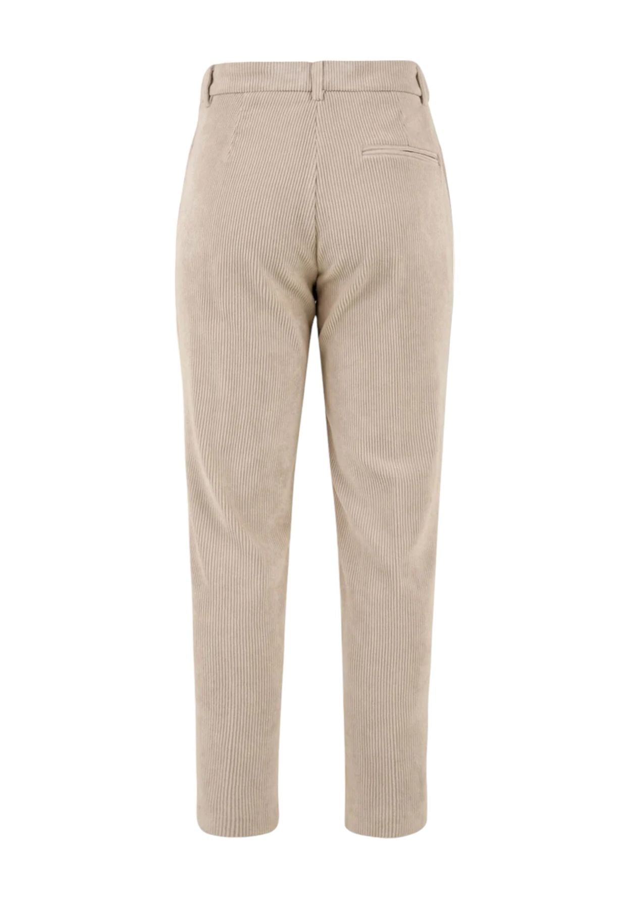 Abito Completo Donna White Wise Tailleur Monopetto In Velluto A Coste WW18417