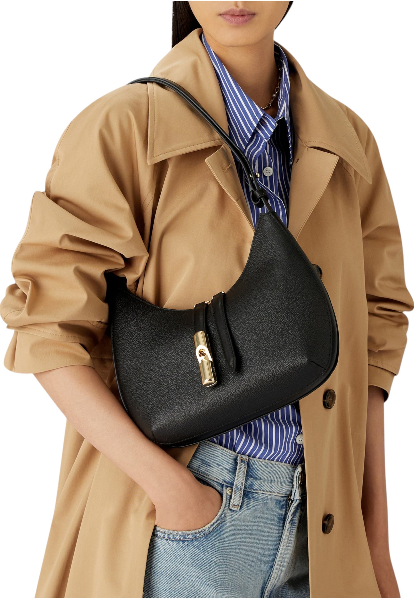 Borsa A Spalla Donna Furla Furla Goccia S Shoulder Bag