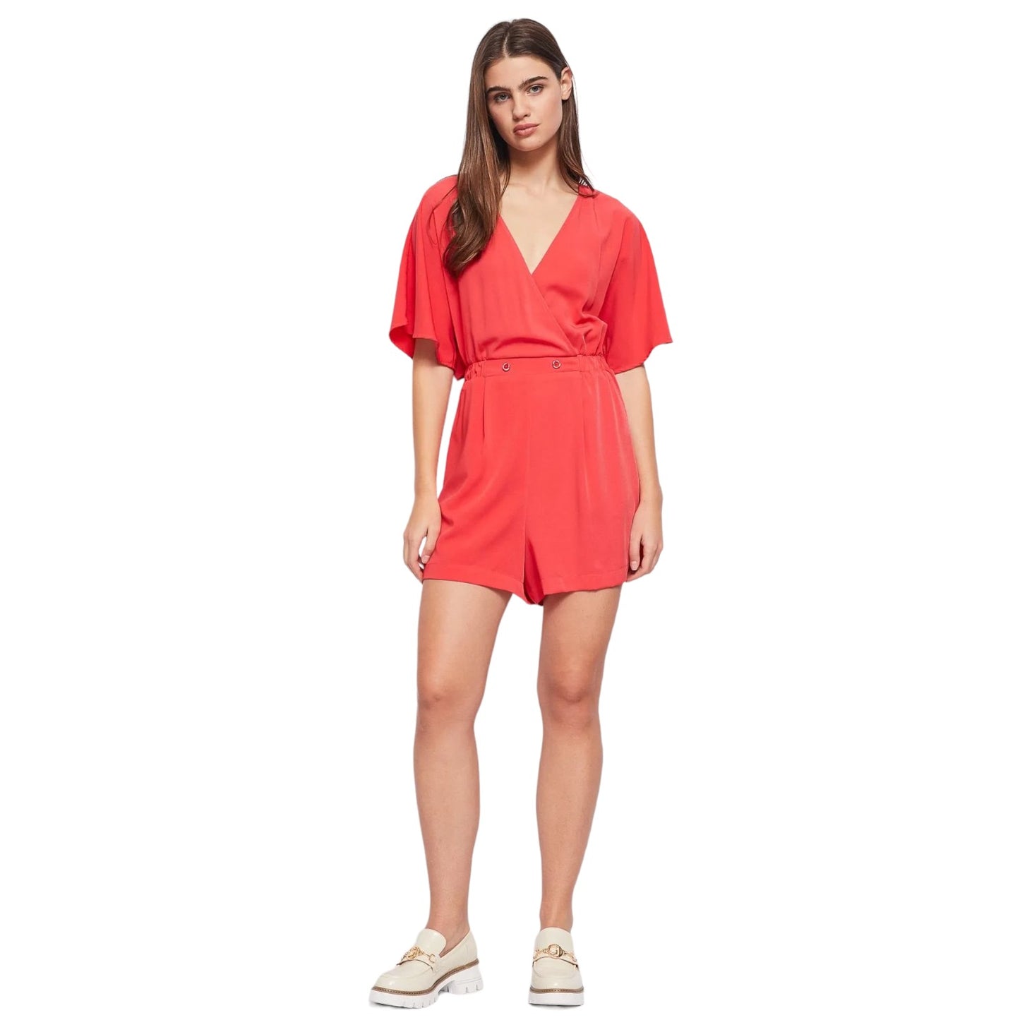Tuta Jumpsuit Manica 3/4 Donna Gaudi Corta 311BD25025