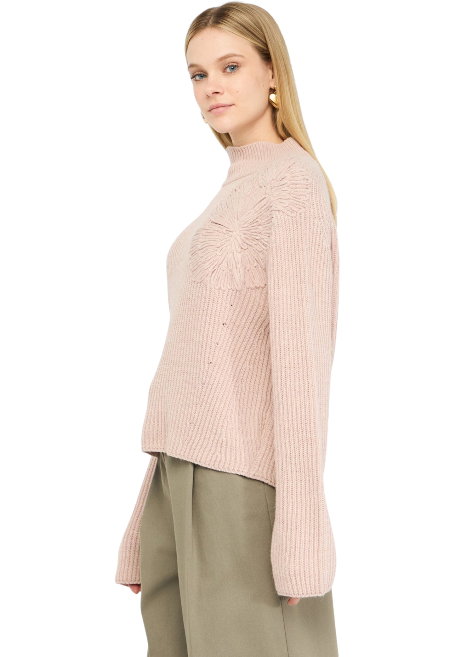 Maglione Collo Alto Donna Liu Jo Senza Maniche CF5399MA65N