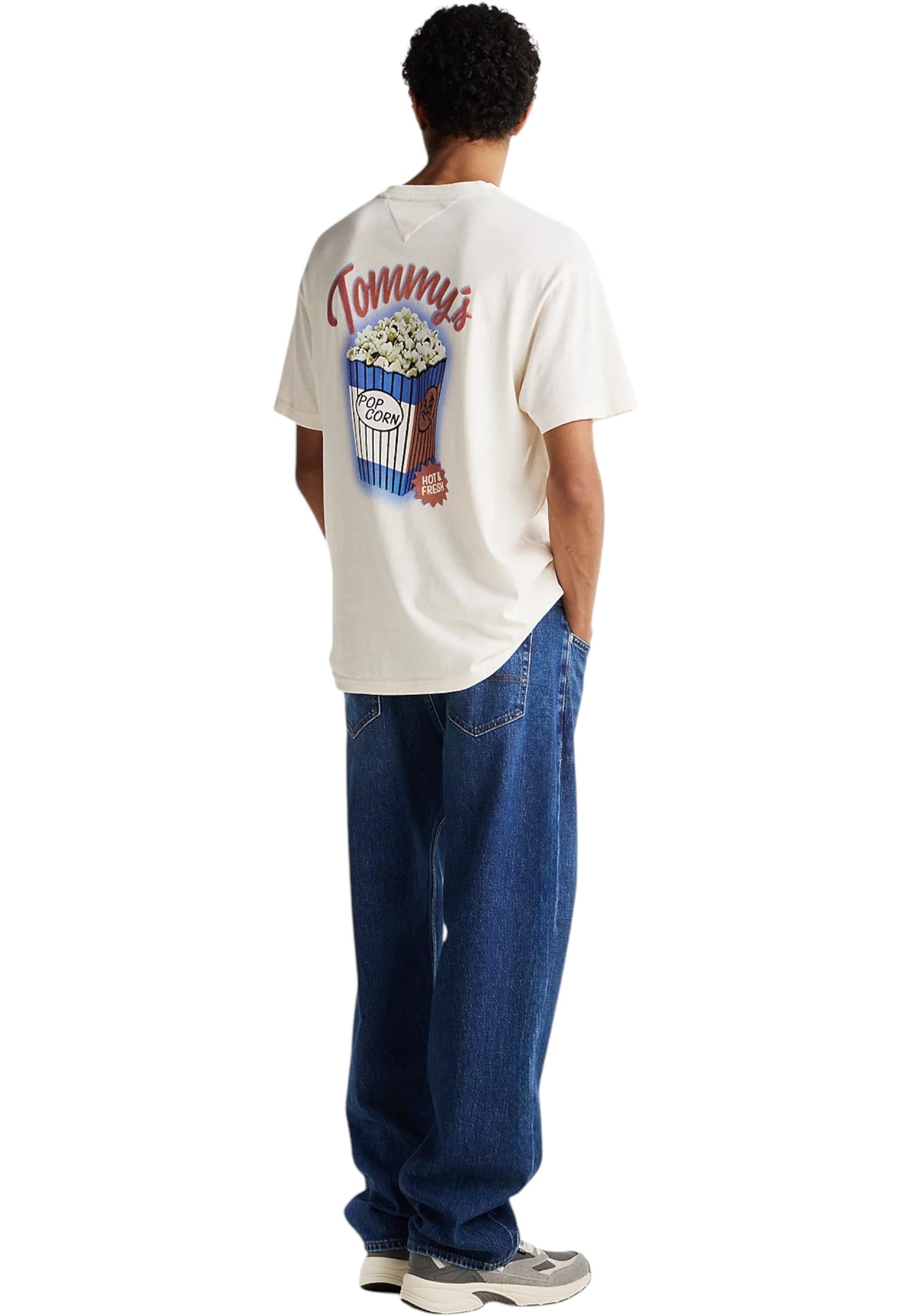 T-Shirt Manica Corta Uomo Tommy Jeans  Tjm Rlx Novelty 2 Gm