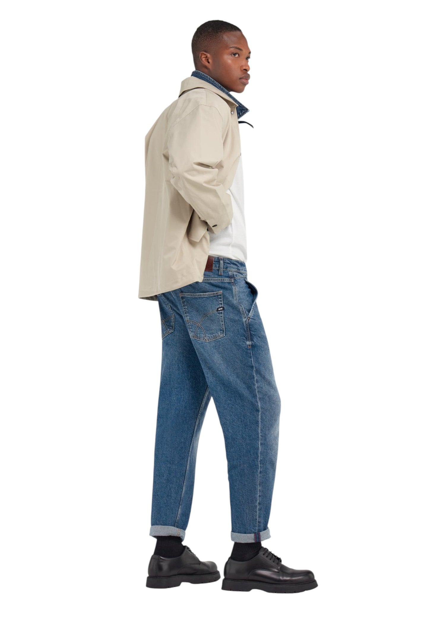 Jeans Tapered Fit Uomo Gas  New Gianp 360846030164