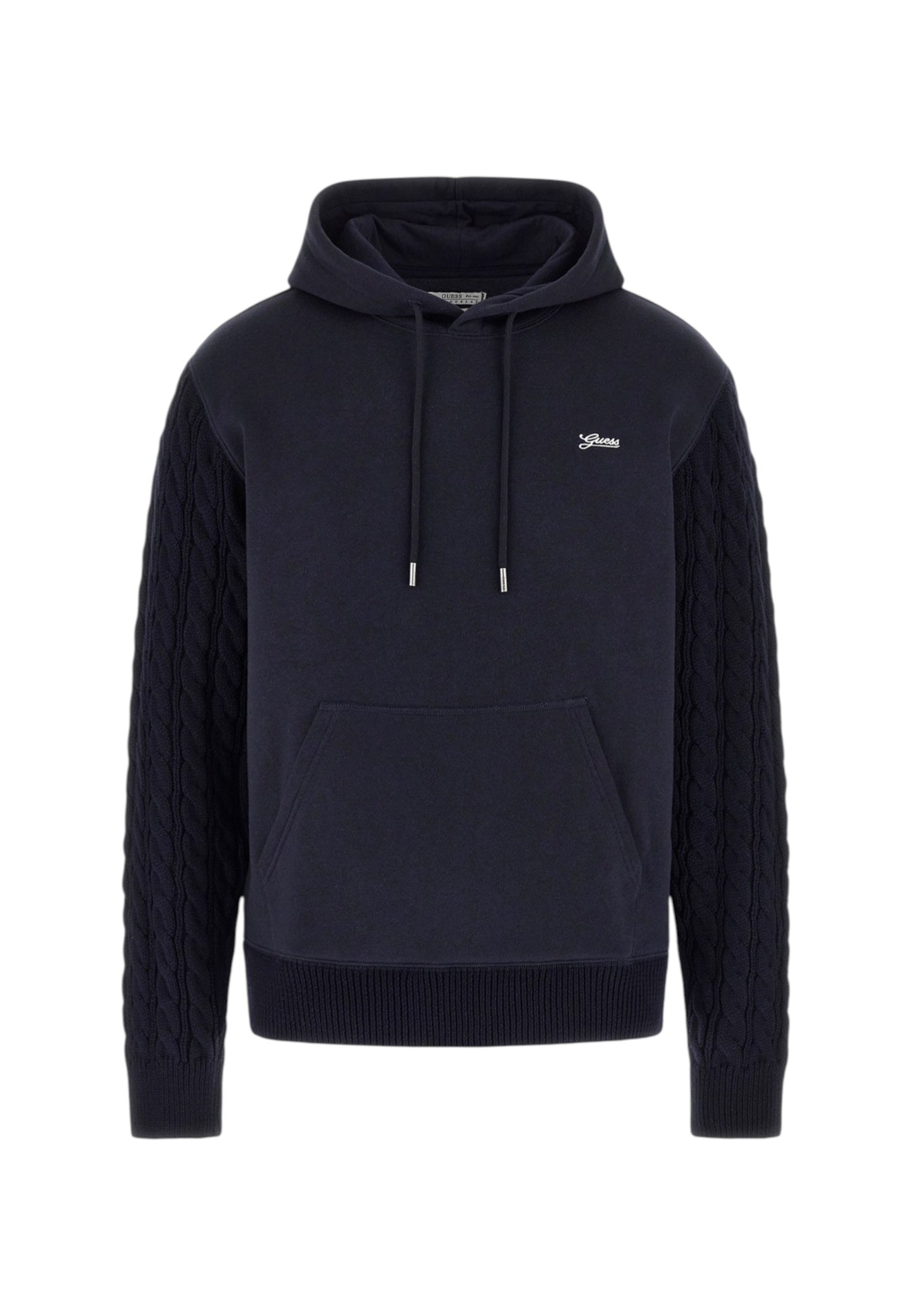 Felpa Con Cappuccio Uomo Guess Contrast Slevees M5BQ15K0981