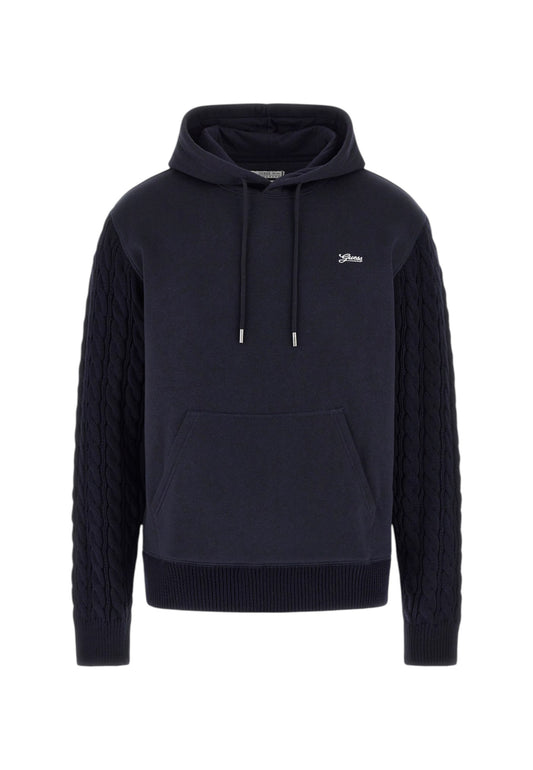 Felpa Con Cappuccio Uomo Guess  Contrast Slevees M5BQ15K0981