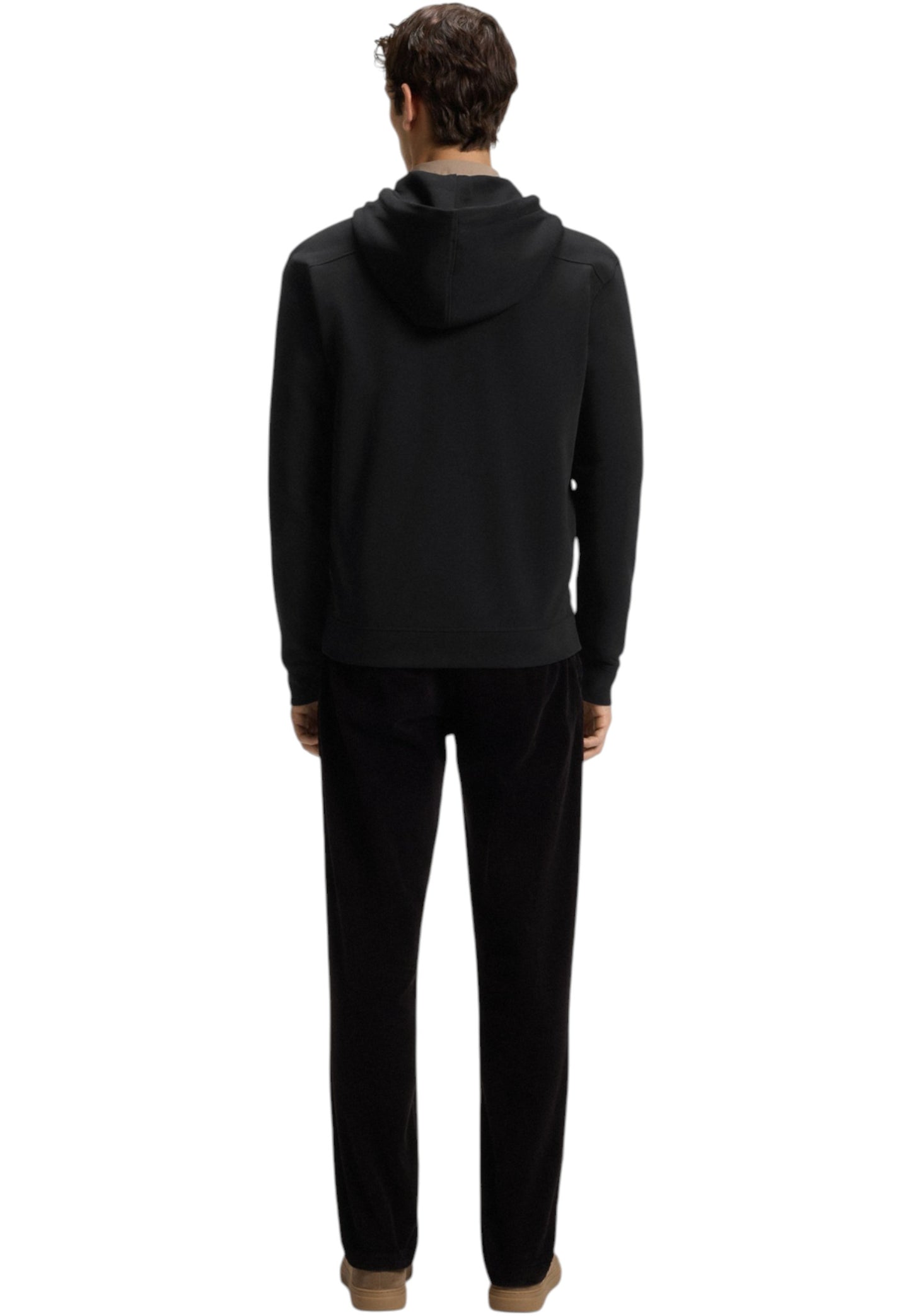 Felpa Con Zip Uomo Boss Con Cappuccio Zetalky 50508578