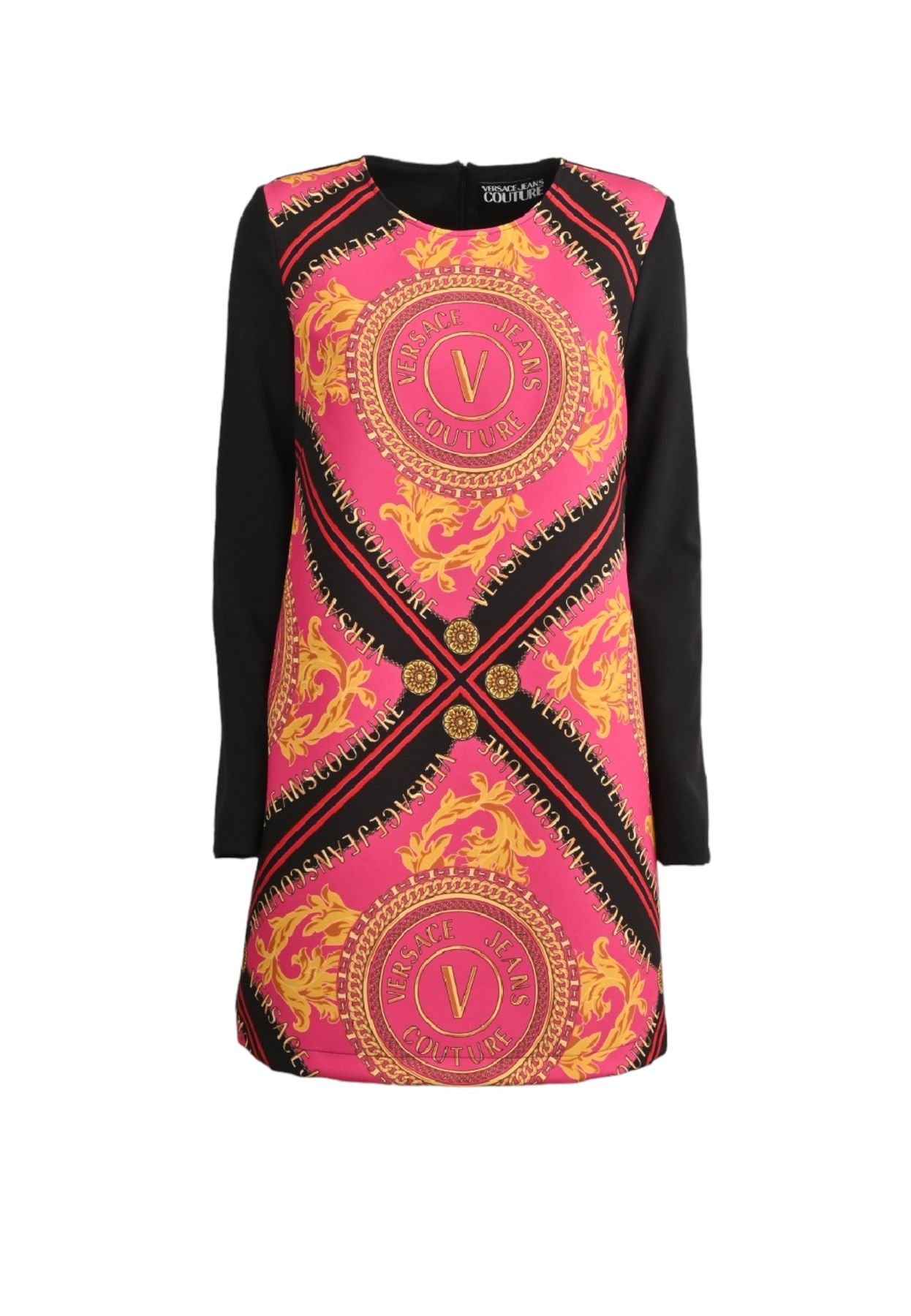 Vestito Corto Vestito Versace Rosso Vestito Corto Donna Versace