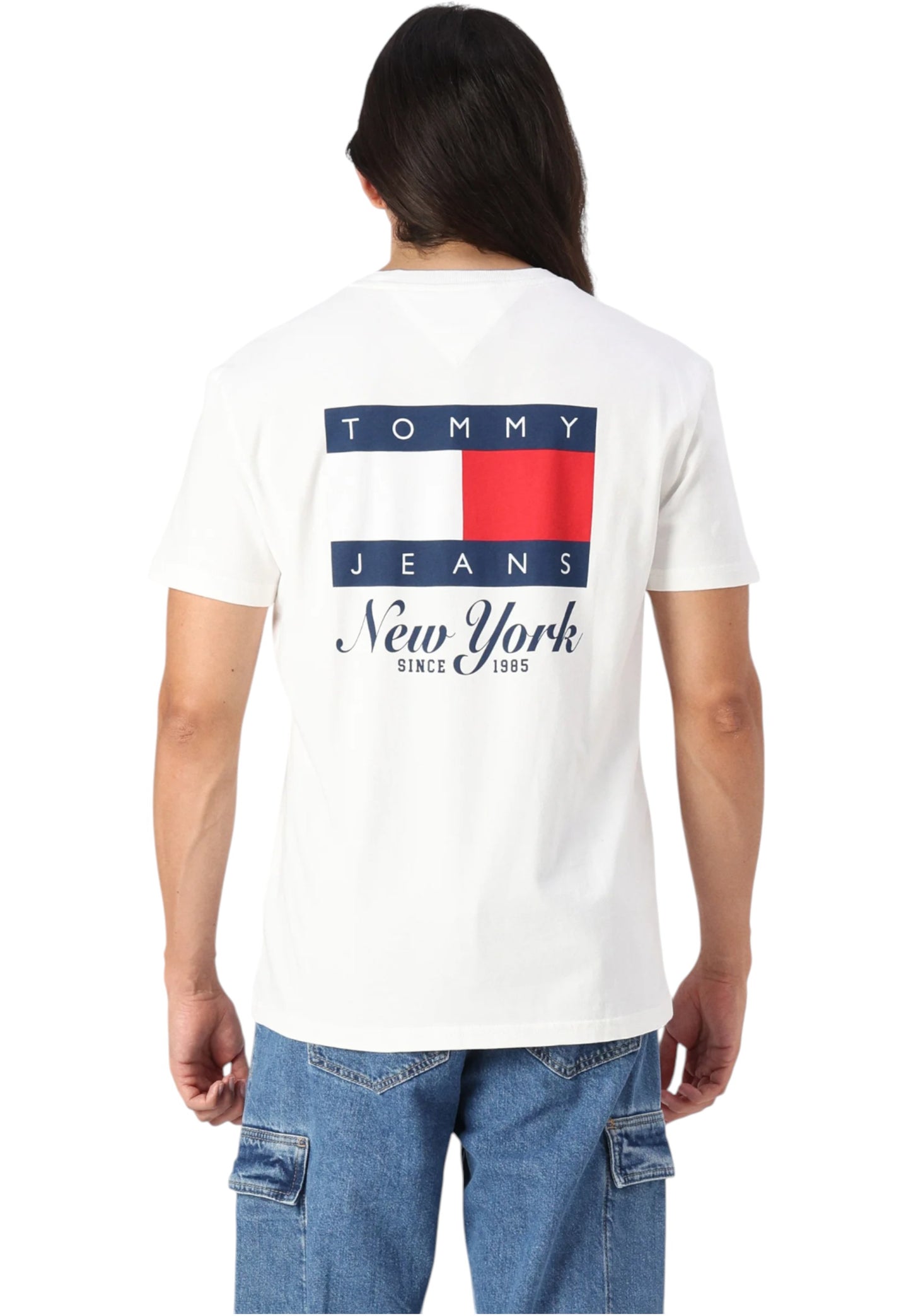 T-Shirt Manica Corta Uomo Tommy Jeans Tjm Reg Heritage Flag