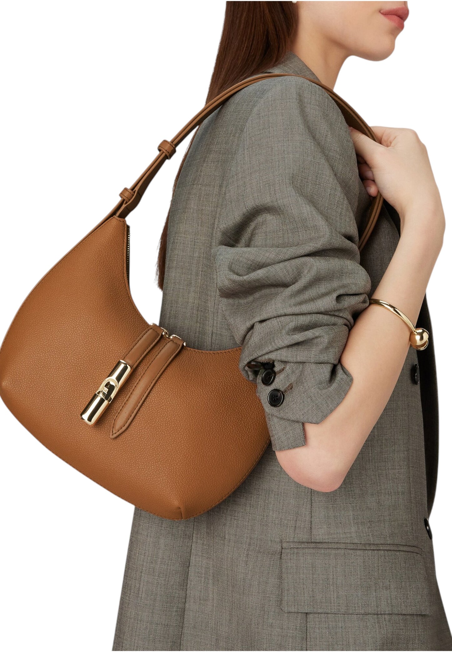 Borsa A Spalla Donna Furla Furla Goccia S Shoulder Bag