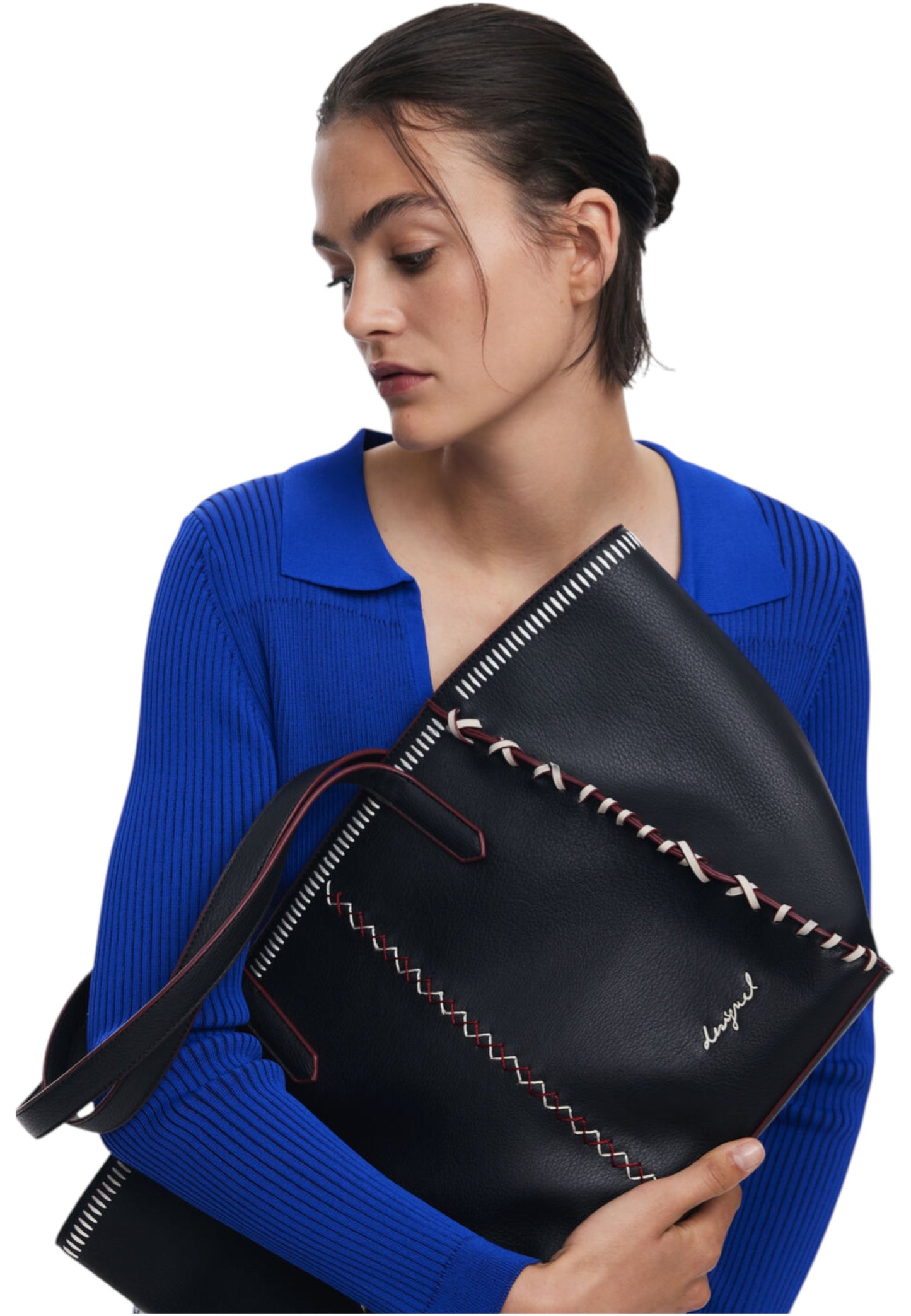 Borsa A Tracolla Donna Desigual Manhattan Pespuntes Guimar 25WAXP95