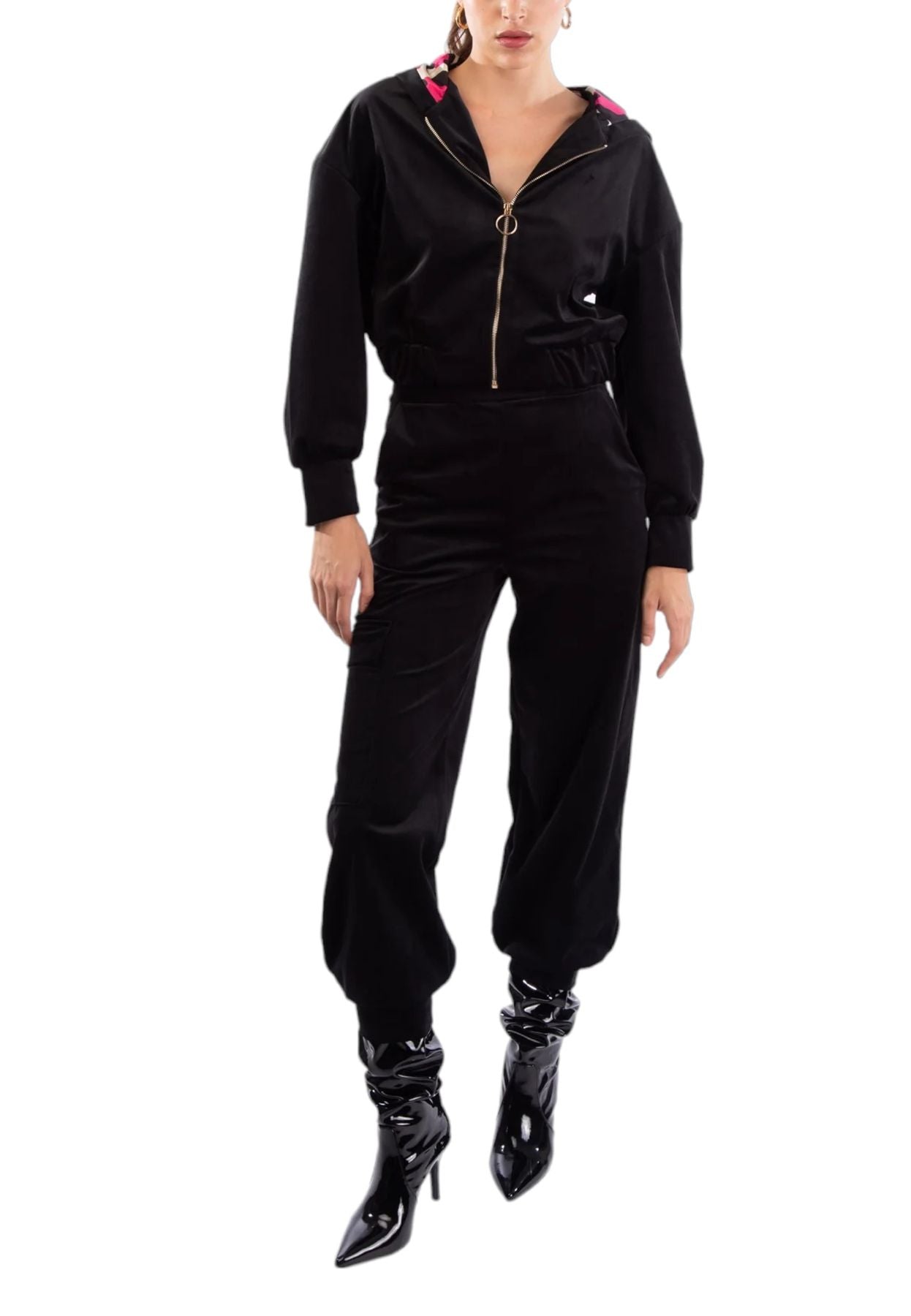 Felpa Con Cappuccio Donna Le Volière F465