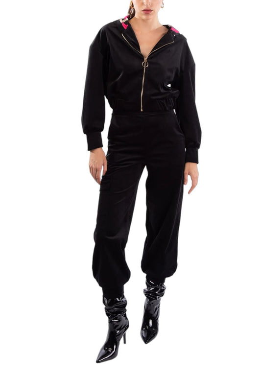 Felpa Con Cappuccio Donna Le Volière   F465