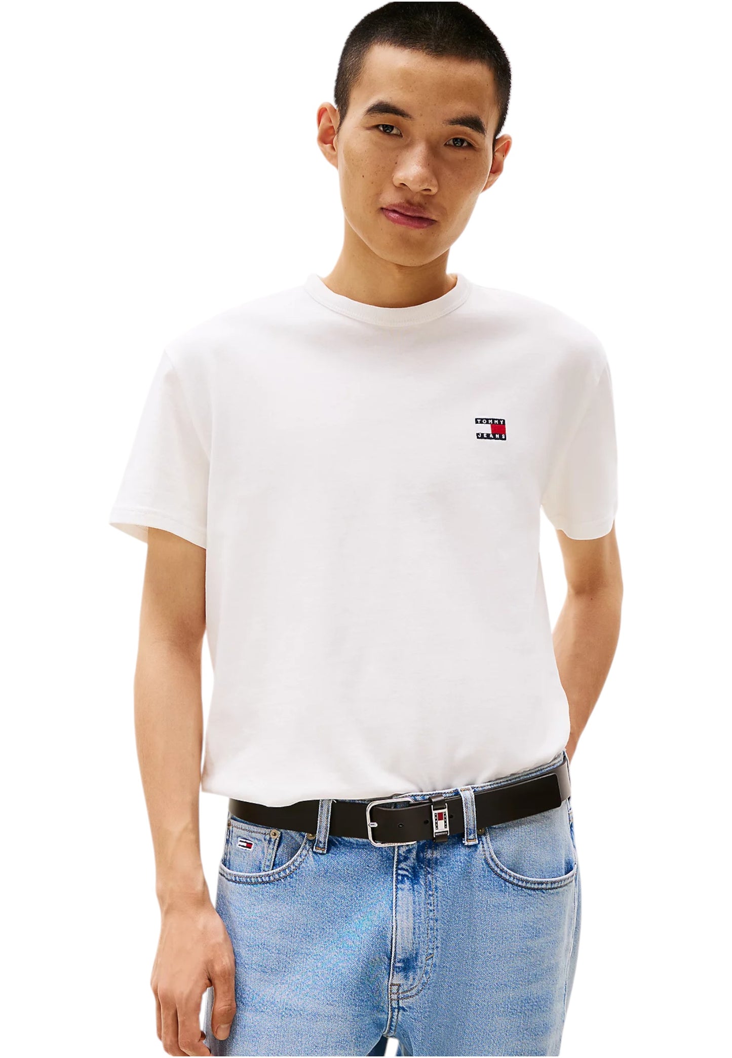 T-Shirt Manica Corta Uomo Tommy Jeans  Tjm Reg Badge Ex