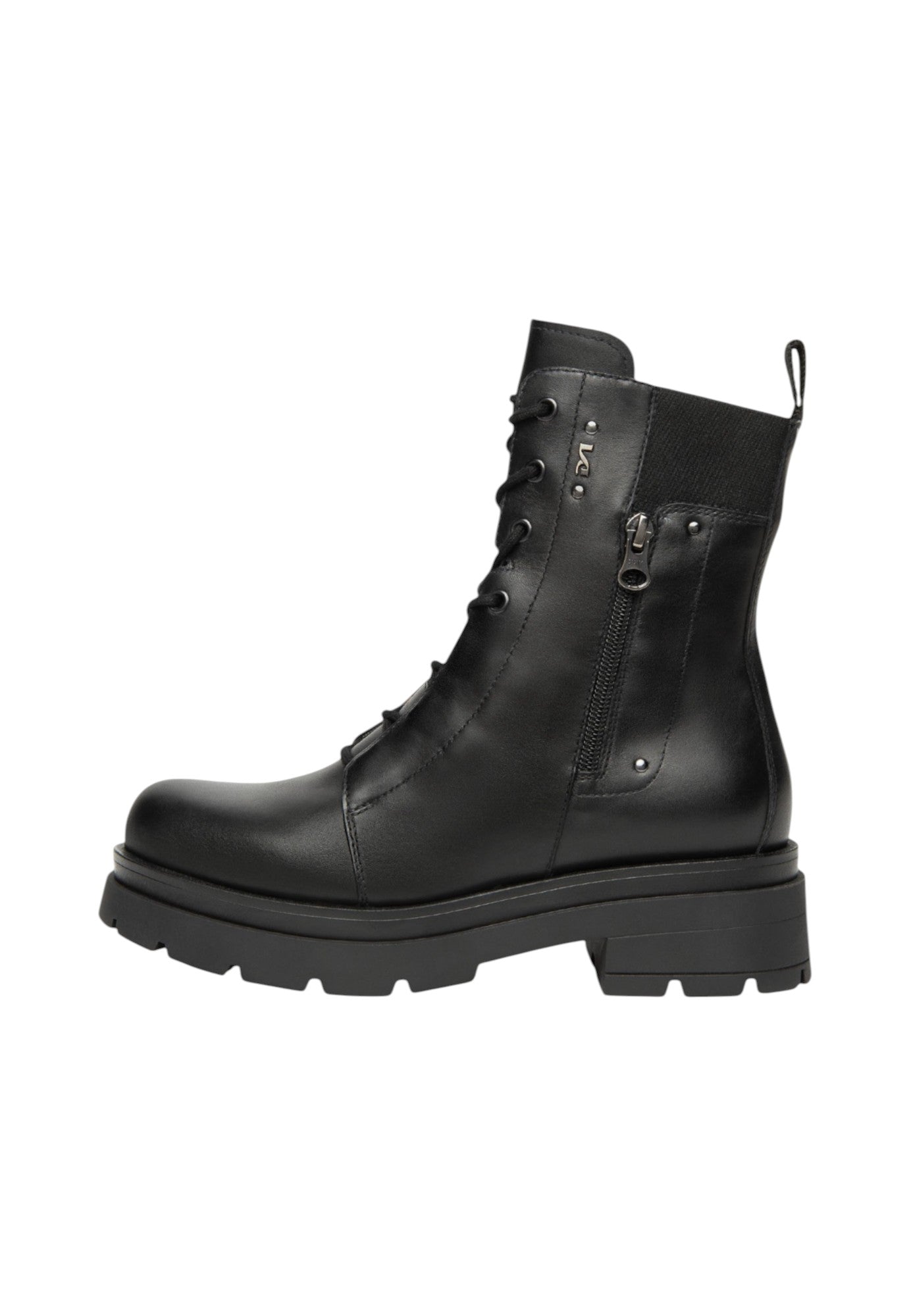 Stivaletti Anfibi Donna Nero Giardini Tacco 5 CM I514783D