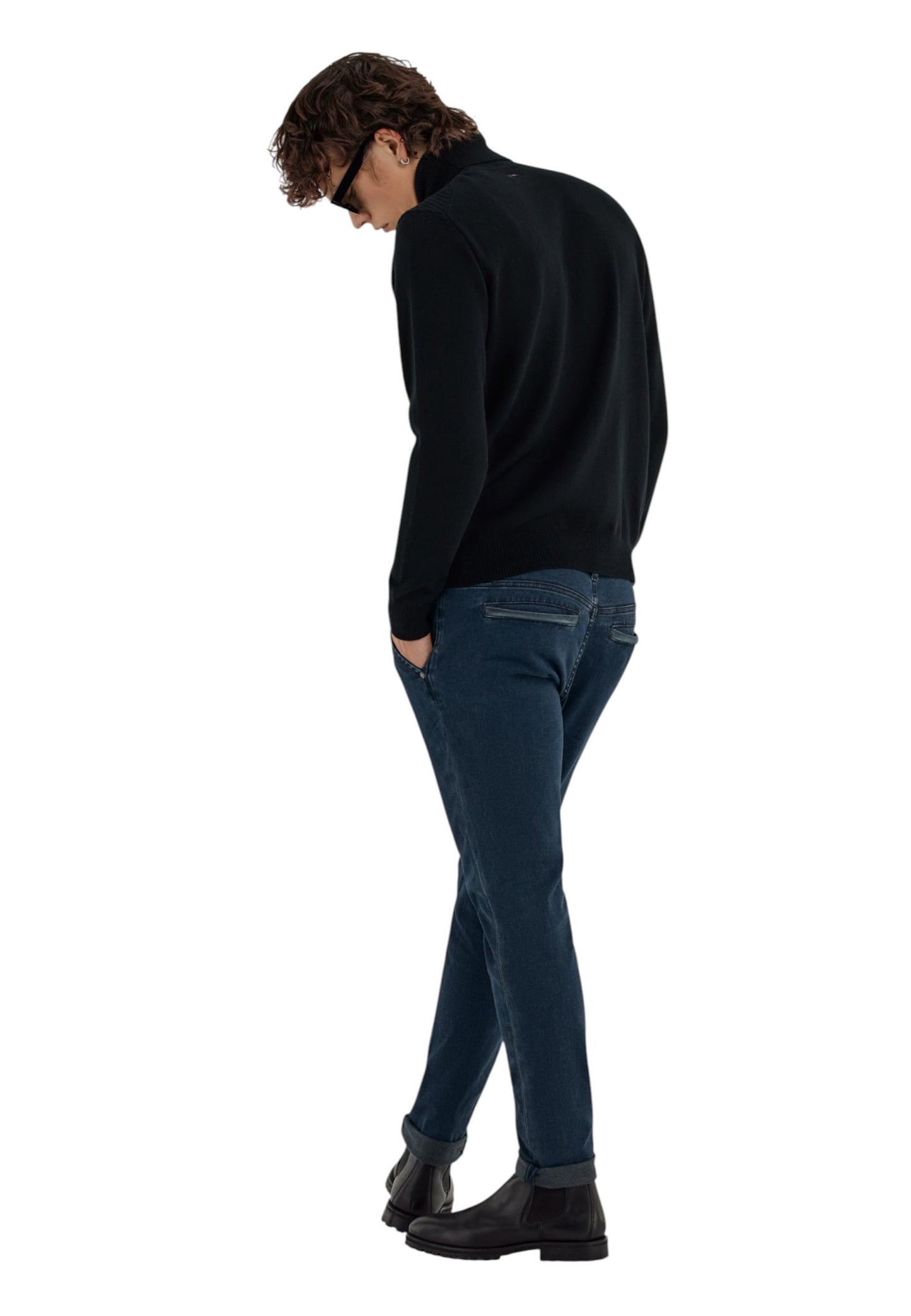 Jeans Skinny Fit Uomo Gas  Sax Zip Chino 351597020760