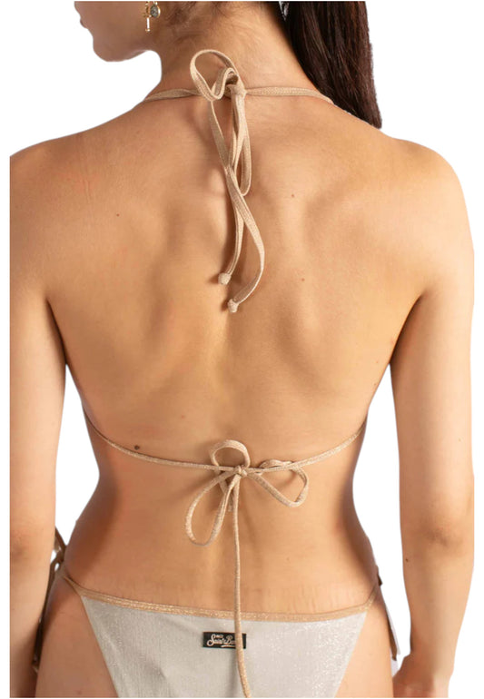 Bikini Pezzo Sopra Donna Mc2 Saint Barth Triangolo Leah String - Lurex