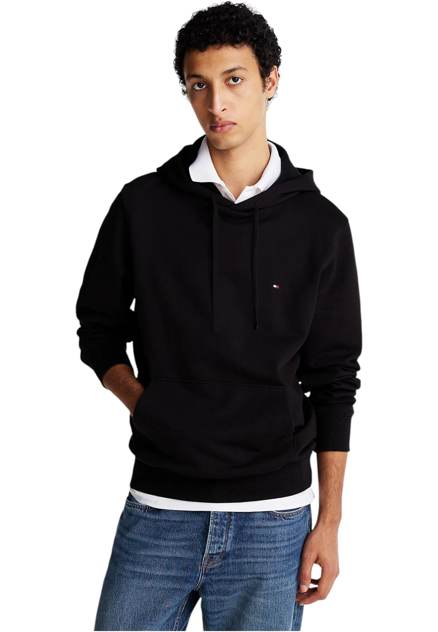 Felpa Con Cappuccio Uomo Tommy Hilfiger  Essential Terry