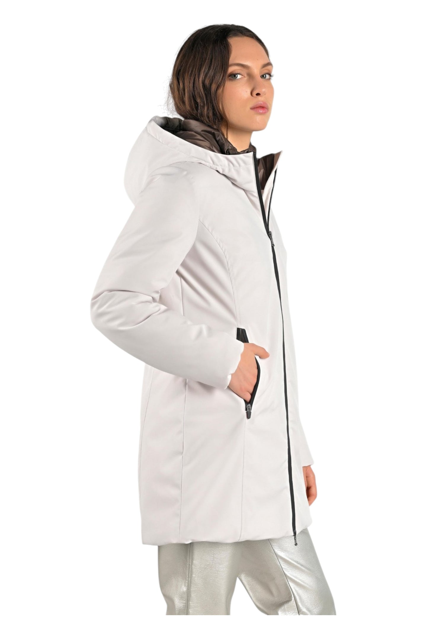 Giacca Invernale Donna Canadian Con Cappuccio G221381WLG