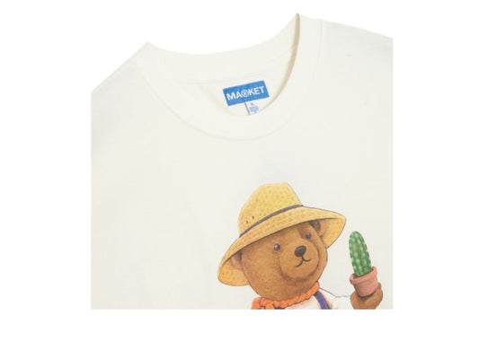 T-Shirt A Girocollo Uomo Market Botanical Bear 399001365
