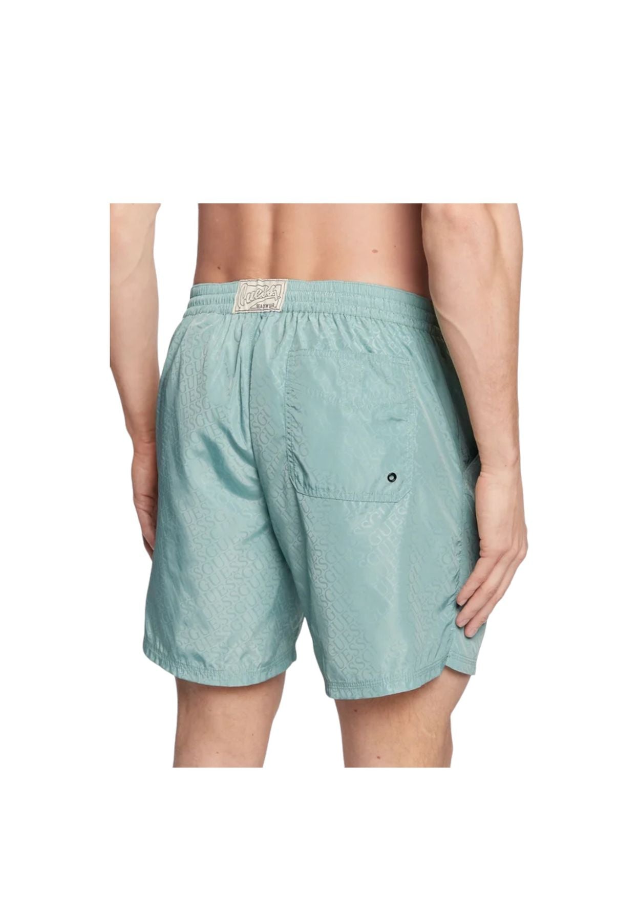 Costume da bagno Short Uomo Guess Swimtrunk Medium Geo Micro Print F4GT12WG2E2