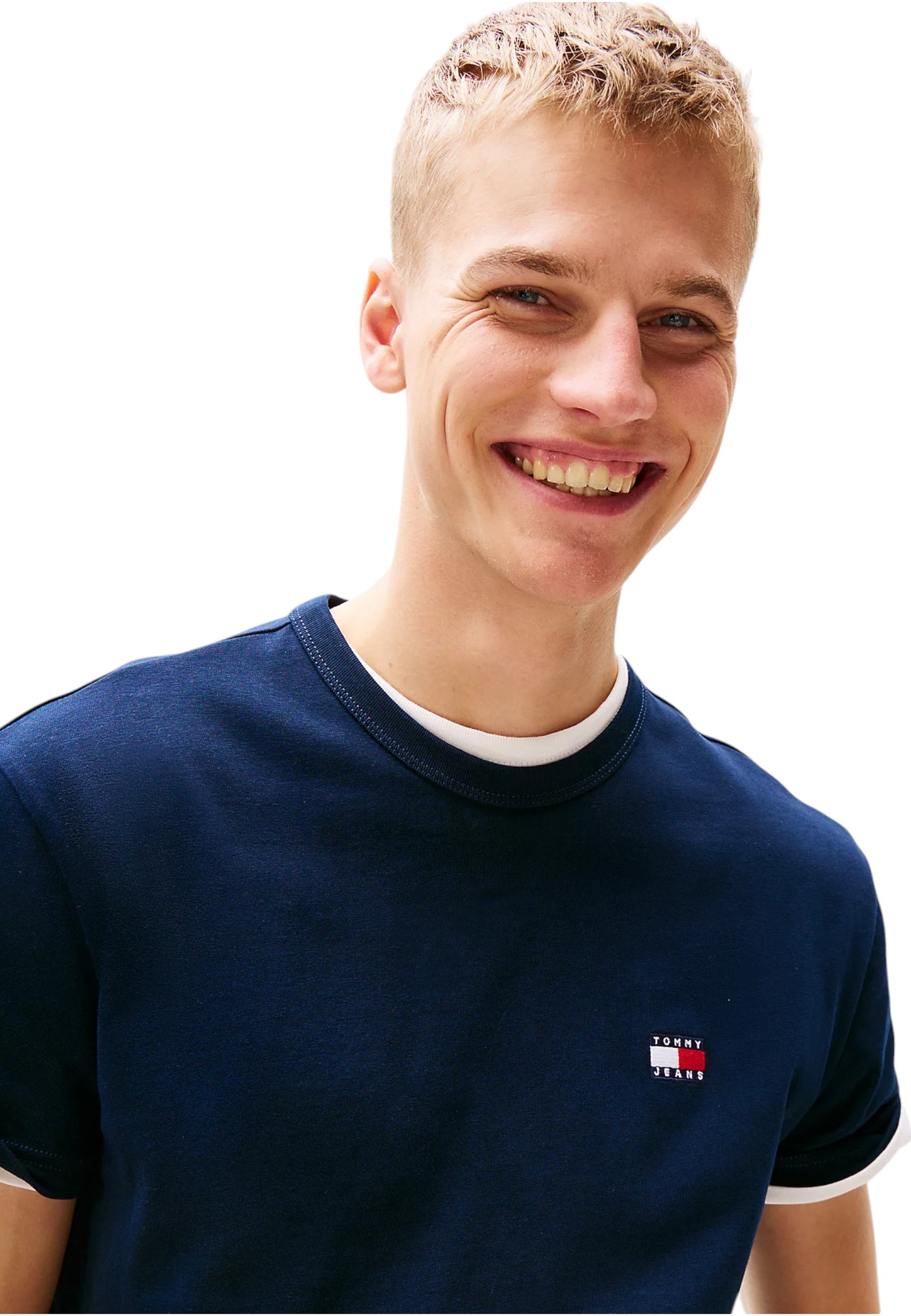 T-Shirt Manica Corta Uomo Tommy Jeans  Tjm Reg Badge Ex